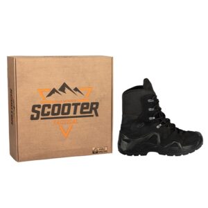 Scooter kožne crne vodootporne čizme