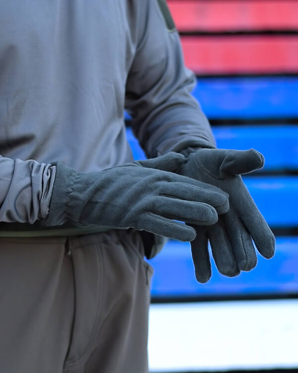 Single Sword Taktičke Flis Zelene Rukavice