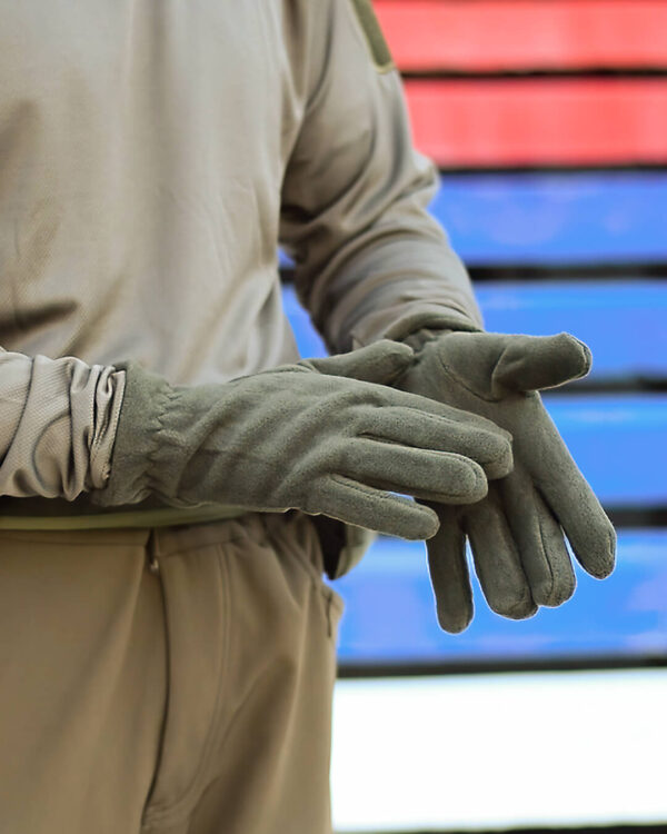 Single Sword Taktičke Flis Zelene Rukavice