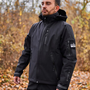 SOFTSHELL jakna crna taktička